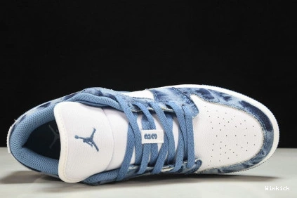 DM8947-100 Jordan 1 Low Air “Washed Denim” 0919